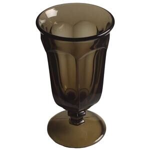 Old Williamsburg Brown IMPERIAL GLASS-OHIO Glass Ice tea water goblet Tea Footed